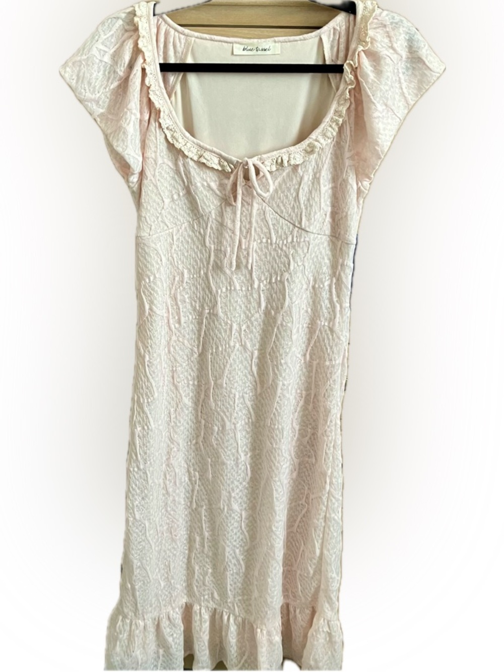 Graceful Light Pink Maxi Dress